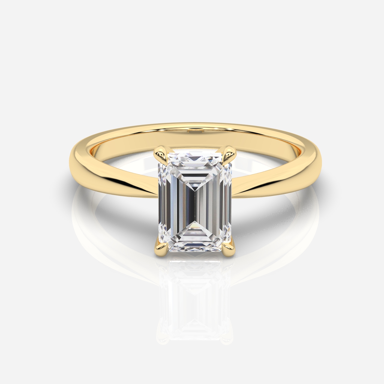 Ava Solitaire Emerald